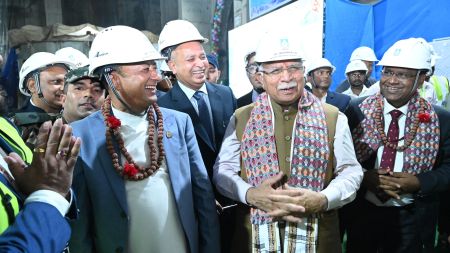 Indian Minister Khattar, Nepal's Minister Khadka Jointly Review Arun-3 HPP Progress, Launch Key Works