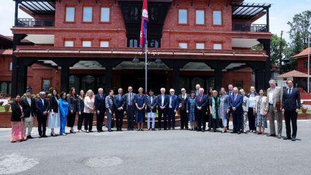EU’s Veronique Lorenzo Leads Historic Mission to Nepal, Meeting PM Oli and FM Rana Deuba