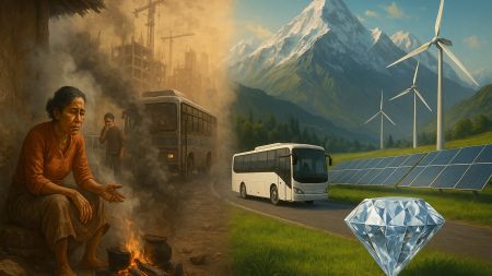 Nepal’s 'Crystal Diamonds' vs. Global 'Black Gold': Trapped Between Giants, Can We Still Breathe?