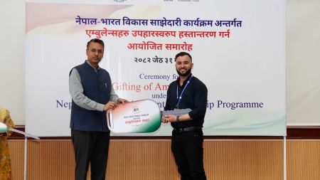 India Gifts 40 Ambulances to Nepal in Latest Healthcare Support Drive