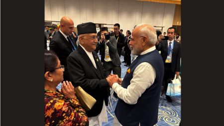 Handshake in China: Is the Lipulekh Tension Between Oli and Modi Easing?
