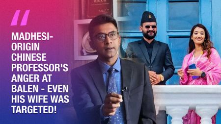 Madhesi-Origin Professor in China Attacks Mayor Balen, Drags His Wife Into Controversy!