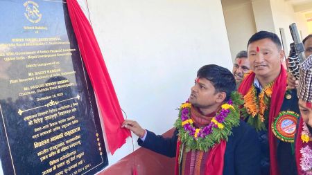 India-Assisted Diding School Building Inaugurated in Sankhuwasabha